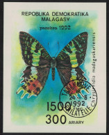 Malagasy Rep. Butterflies MS 1992 CTO SG#MS929 MI#Block 190 - Madagascar (1960-...)