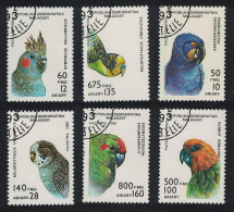 Malagasy Rep. Parrots Birds 6v 1993 CTO SG#955=961 - Madagascar (1960-...)