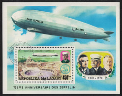 Malagasy Rep. 75th Anniversary Of Zeppelin MS 1976 CTO SG#MS352 - Madagascar (1960-...)