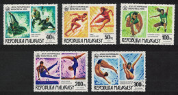 Malagasy Rep. Olympic Games Montreal 5v 1976 CTO SG#338-342 Sc#453-544+C153-C155 - Madagaskar (1960-...)