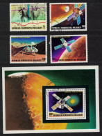 Malagasy Rep. Viking Landing On Mars 4v+MS 1976 CTO SG#377-MS381 - Madagascar (1960-...)