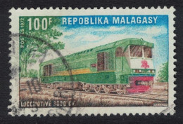 Malagasy Rep. Diesel Locomotive 1972 Canc SG#221 Sc#472 - Madagascar (1960-...)