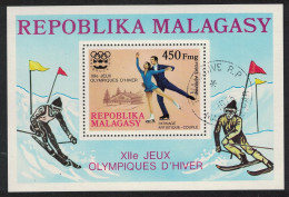 Malagasy Rep. Winter Olympic Games Innsbruck MS 1975 CTO SG#MS335 Sc#538-540+C149-C150 - Madagaskar (1960-...)