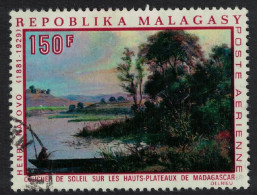 Malagasy Rep. 'Sunset On The High Plateaux' Painting By H. Ratovo 1969 Canc SG#169 Sc#C94 - Madagaskar (1960-...)