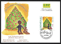 Luxembourg Christmas FDC 2000 SG#1549 - Gebraucht