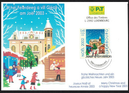 Luxembourg Christmas FDC 2002 SG#1636 - Oblitérés