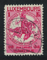 Luxembourg Arms Of John The Blind 1Fr 1934 Canc SG#321 MI#262 - Gebruikt