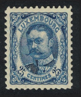 Luxembourg Grand Duke William IV 25c RAR 1907 MH SG#166 MI#76 - Autres & Non Classés