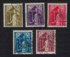 Luxembourg Countess Ermesinde Child Welfare 5v 1932 Canc SG#307-311 MI#245-249 - Used Stamps