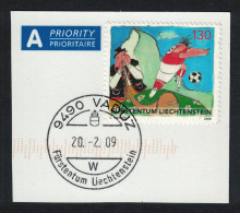 Liechtenstein EURO 2008 Football Championships FDC On Paper 2008 Canc SG#1481 - Used Stamps