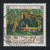 Liechtenstein 'Three Bathers In A Berlin Park' Painting By Eugen Zotow 1996 CTO SG#1143 - Used Stamps