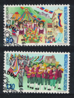 Liechtenstein Music Costumes Europa National Festivals 2v 1998 CTO SG#1170-1171 - Used Stamps