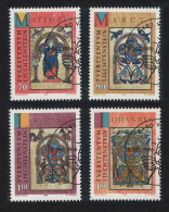 Liechtenstein Christmas Illustrations From 'Liber Viventium Fabariensis' 4v 1996 CTO SG#1145-1148 - Used Stamps