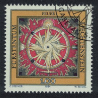 Liechtenstein Fire The Four Elements 4v 1994 CTO SG#1091 - Gebraucht