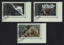 Liechtenstein Minerals 3v 1994 CTO SG#1084-1086 - Oblitérés