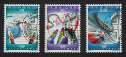 Liechtenstein Winter Olympic Games Lillehammer Norway 3v 1993 CTO SG#1067-1069 - Used Stamps