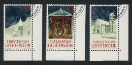 Liechtenstein Christmas 3v Corners 1992 CTO SG#1042-1044 - Used Stamps