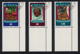 Liechtenstein Tibetan Collection 3v Corners 1993 CTO SG#1051-1053 - Used Stamps