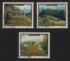 Liechtenstein Paintings By Hans Gantner Painter 3v 1993 CTO SG#1046-1048 - Used Stamps