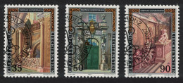 Liechtenstein City Palace Vienna 3v 1987 CTO SG#919-921 - Oblitérés