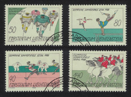 Liechtenstein Olympic Games Seoul 4v 1988 CTO SG#942-945 - Used Stamps