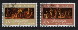 Liechtenstein Europa Music Year 2v 1985 CTO SG#861-862 - Gebraucht