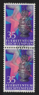 Liechtenstein Frankincense Christmas 35r Pair 1985 Canc SG#880 - Used Stamps