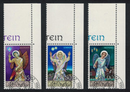 Liechtenstein Christmas 3v Corners 1986 CTO SG#906-908 - Used Stamps