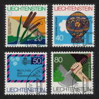 Liechtenstein Anniversaries And Events 4v 1983 CTO SG#816-819 - Used Stamps