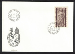 Liechtenstein Bishop Ortlieb Von Brandis Of Chur FDC 1976 SG#651 MI#666 - Used Stamps