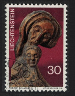 Liechtenstein 'Mother And Child' Sculpture By R. Schadler Christmas 1970 CTO SG#528 MI#532 Sc#474 - Oblitérés