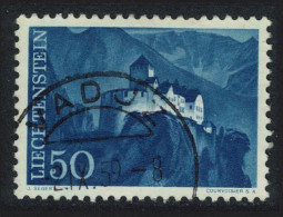 Liechtenstein Vaduz Castle Views 50r 1961 Canc SG#384 MI#384 Sc#341 - Used Stamps