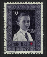 Liechtenstein Crown Prince John Adam Pius 1955 Canc SG#336 Sc#293 - Gebraucht