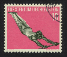 Liechtenstein Somersaulting Gymnastics 1956 Canc SG#351 MI#353 Sc#308 - Gebraucht