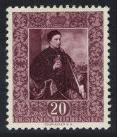 Liechtenstein 'St Nicholas' Painting By Bartholomaus Zeitblom 1952 MH SG#310 MI#306 Sc#261 - Unused Stamps