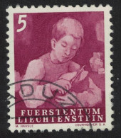 Liechtenstein Boy Cutting Loaf 1951 Canc SG#287 MI#289 Sc#247 - Used Stamps