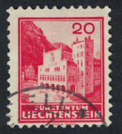 Liechtenstein Town Hall Vaduz 1934 Canc SG#131 MI#130 Sc#120 - Gebruikt