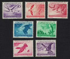 Liechtenstein Birds 7v 1939 MH SG#176-182 MI#173-179 Sc#C17-C23 - Ongebruikt