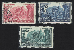 Liechtenstein Homage To Francis Joseph II 3v 1939 CTO SG#183-185 - Oblitérés