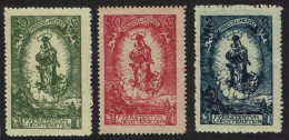 Liechtenstein 'Madonna' Prince John's 80th Birthday 3v 1920 MH SG#43A-45A MI#40-42 Sc#47-49 - Neufs