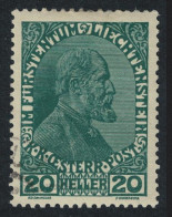 Liechtenstein Prince John II 20h 1917 Canc SG#11 MI#8 Sc#8 - Gebruikt