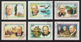 Liberia Birth Centenary Of Sir Winston Churchill 6v 1975 CTO SG#1219-1224 - Liberia