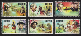 Liberia Wild Animals Fauna Dr Albert Schweitzer 6v 1975 CTO SG#1240-1245 - Liberia