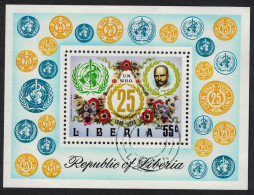 Liberia 25th Anniversary Of WHO MS 1973 CTO SG#MS1168 Sc#C198 - Liberia