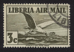 Liberia Lesser Black-backed Gull In Flight Bird T2 1938 Canc SG#567 - Liberia