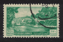 Lebanon Nahr El-Kalb Bridge 50p KEY VALUE 1951 Canc SG#437 MI#456 - Libanon