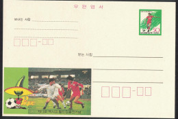 Korea Rep. Mexico Football Championship Pre-paid Postal Card 1968 - Korea (Süd-)