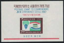 Korea Rep. International Junior Chamber Of Commerce Conference Seoul MS 1967 MH SG#MS690 Sc#564a - Korea (Süd-)