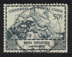 KUT 75th Anniversary Of UPU 50 Cents 1949 Canc SG#161 - Kenya, Uganda & Tanganyika