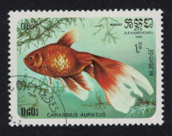 Kampuchea Veil-tailed Goldfish Fish 1985 CTO SG#675 - Kampuchea